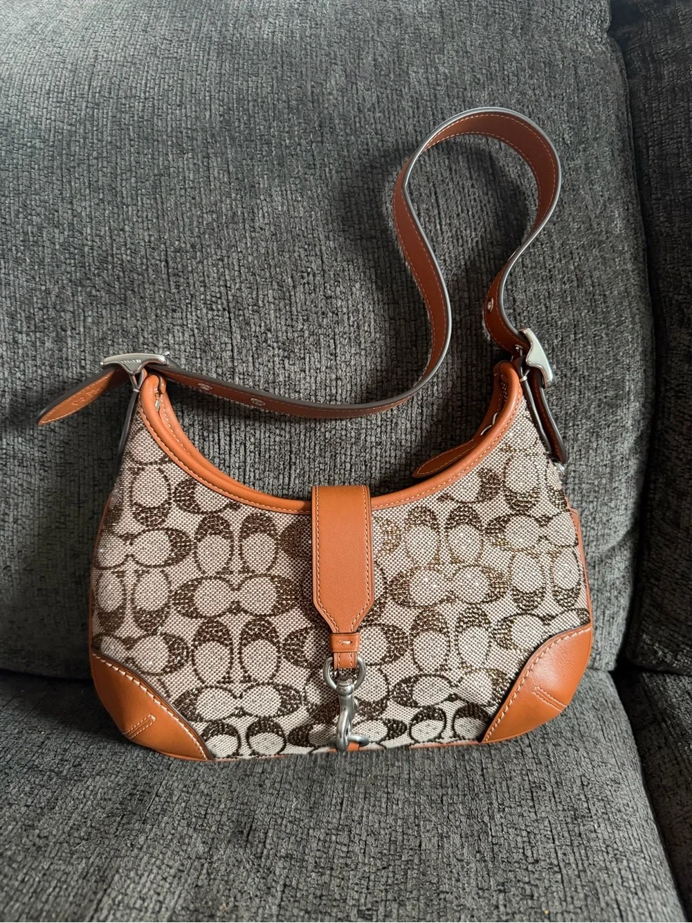 Coach Limited Edition Hampton’s Hobo Crystal Jacquard